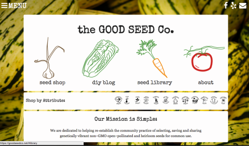 Good Seed Co Website