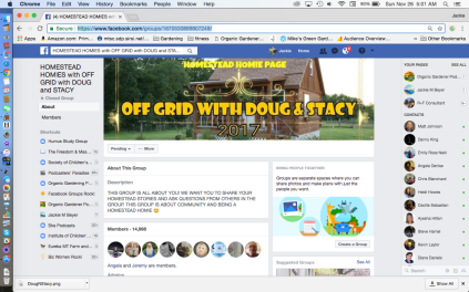 Off Grid With Doug & Stacy FB Group